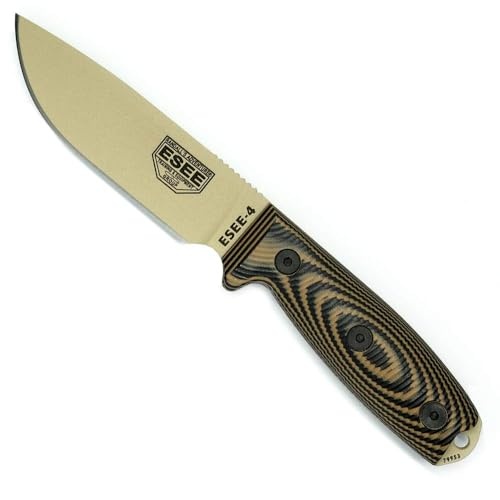 Desert Tan Blade, Coyote/Black G10 3D Handle