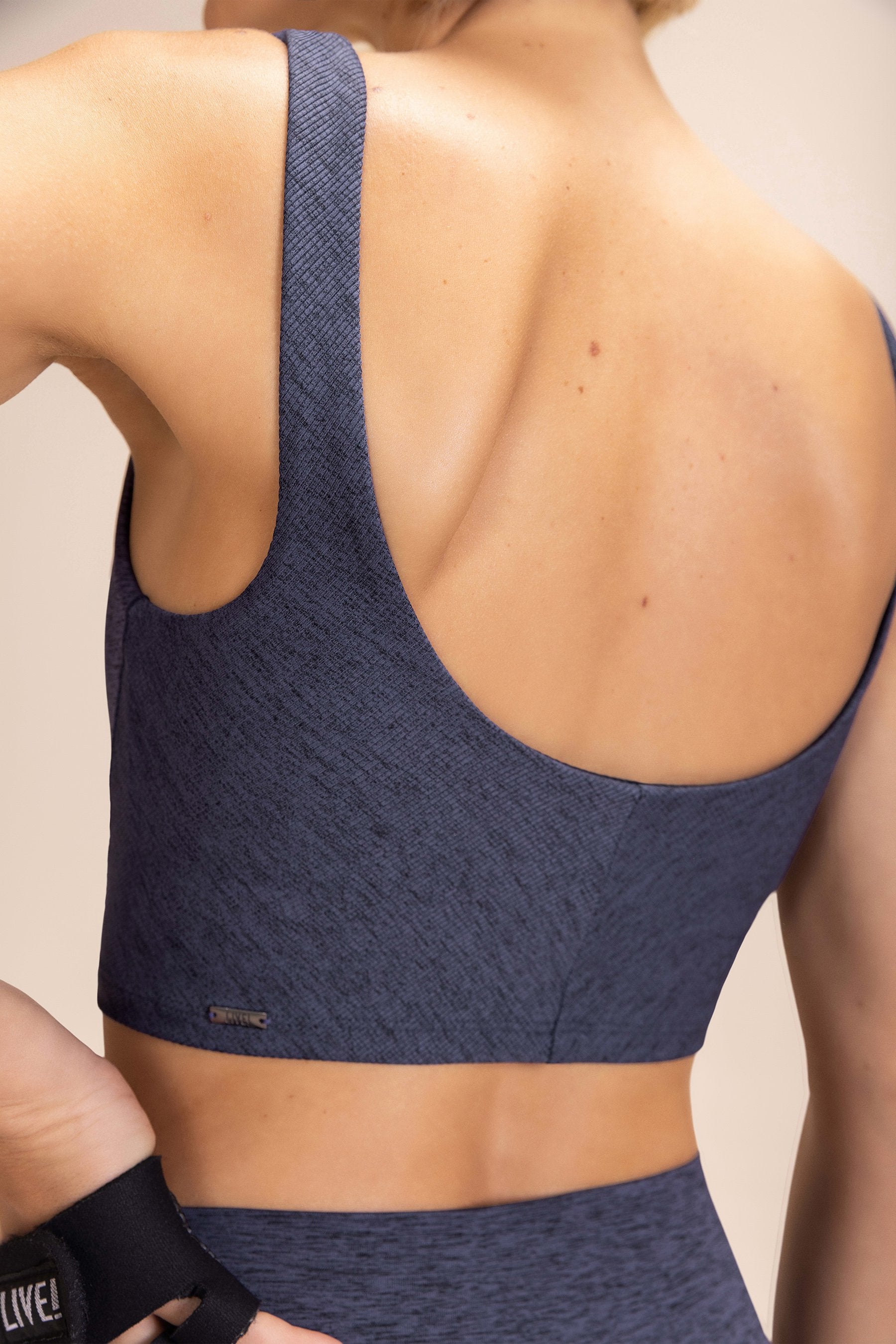 Groove Line Sports Bra for Women - High Support Workout Top for Running, Yoga & Gym - Breathable & Moisture-Wicking Activewear