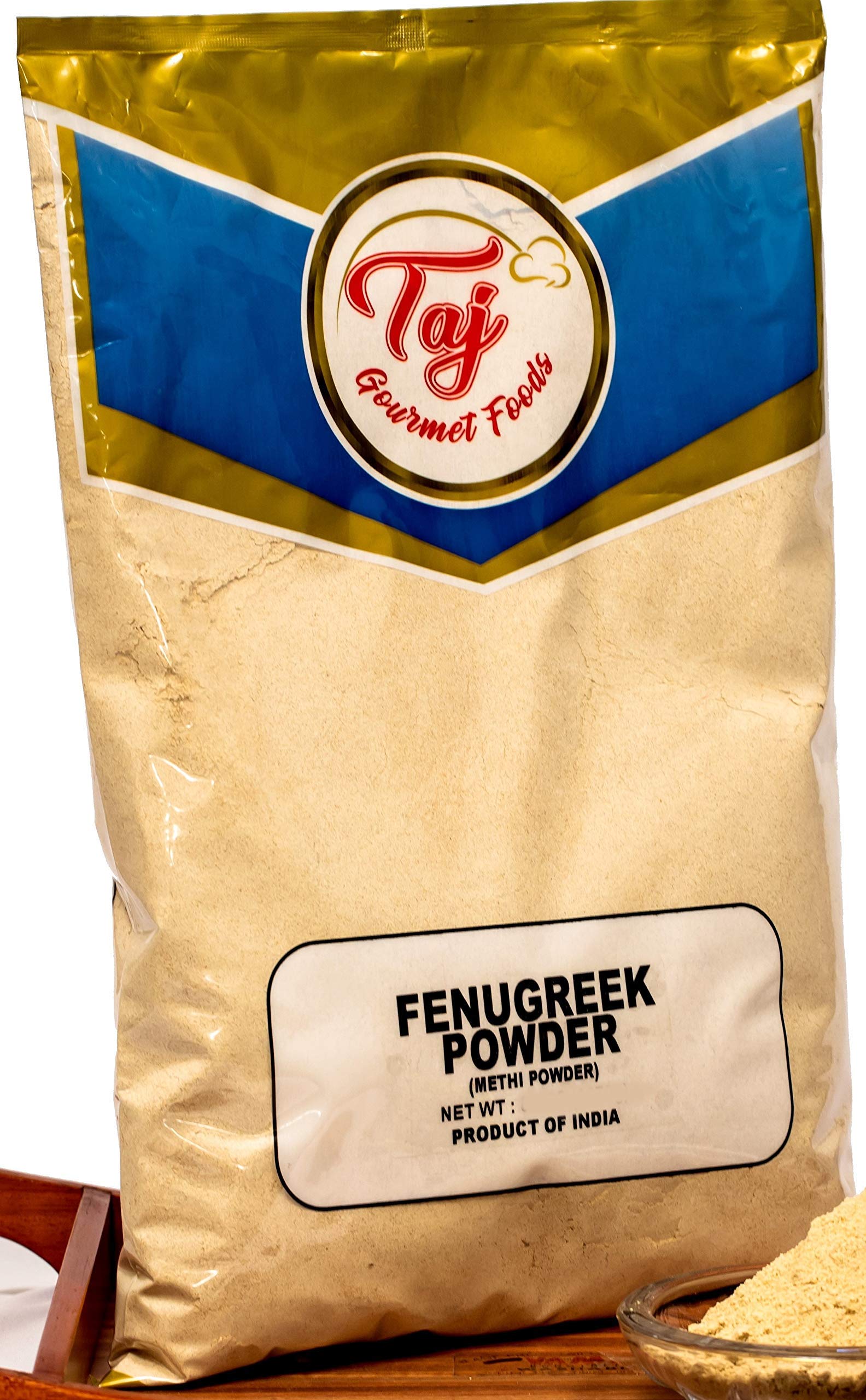 TAJ Premium Indian Methi Powder (Fenugreek Powder) - 14 Ounce | 100% Natural Spice for Cooking, Ayurvedic Remedies & Hair Care | Perfect for Curries, Teas & DIY Beauty Treatments