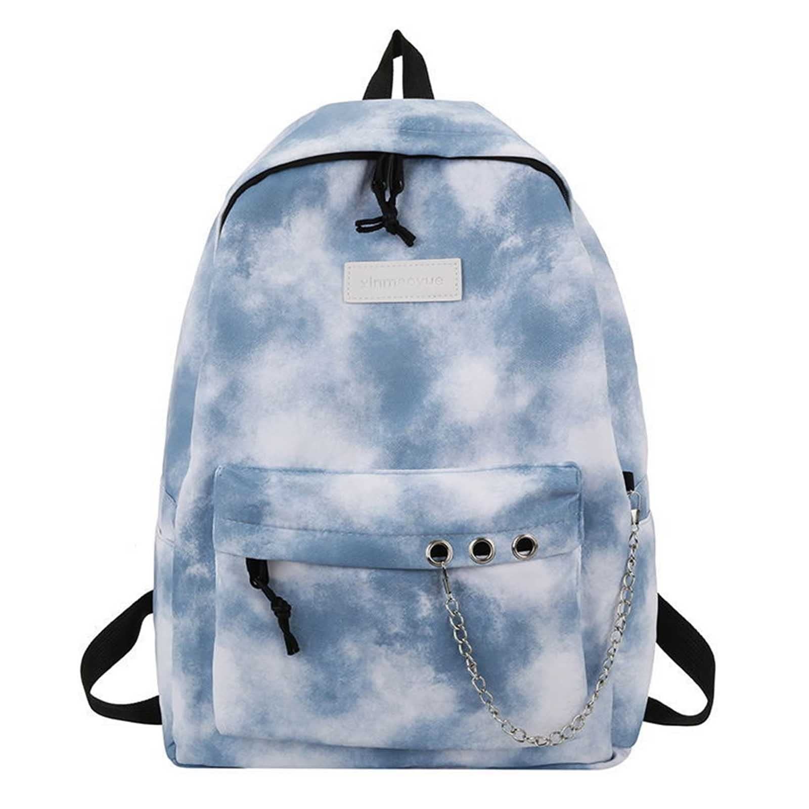 Leather Rolling Backpack for Girls - School & Travel