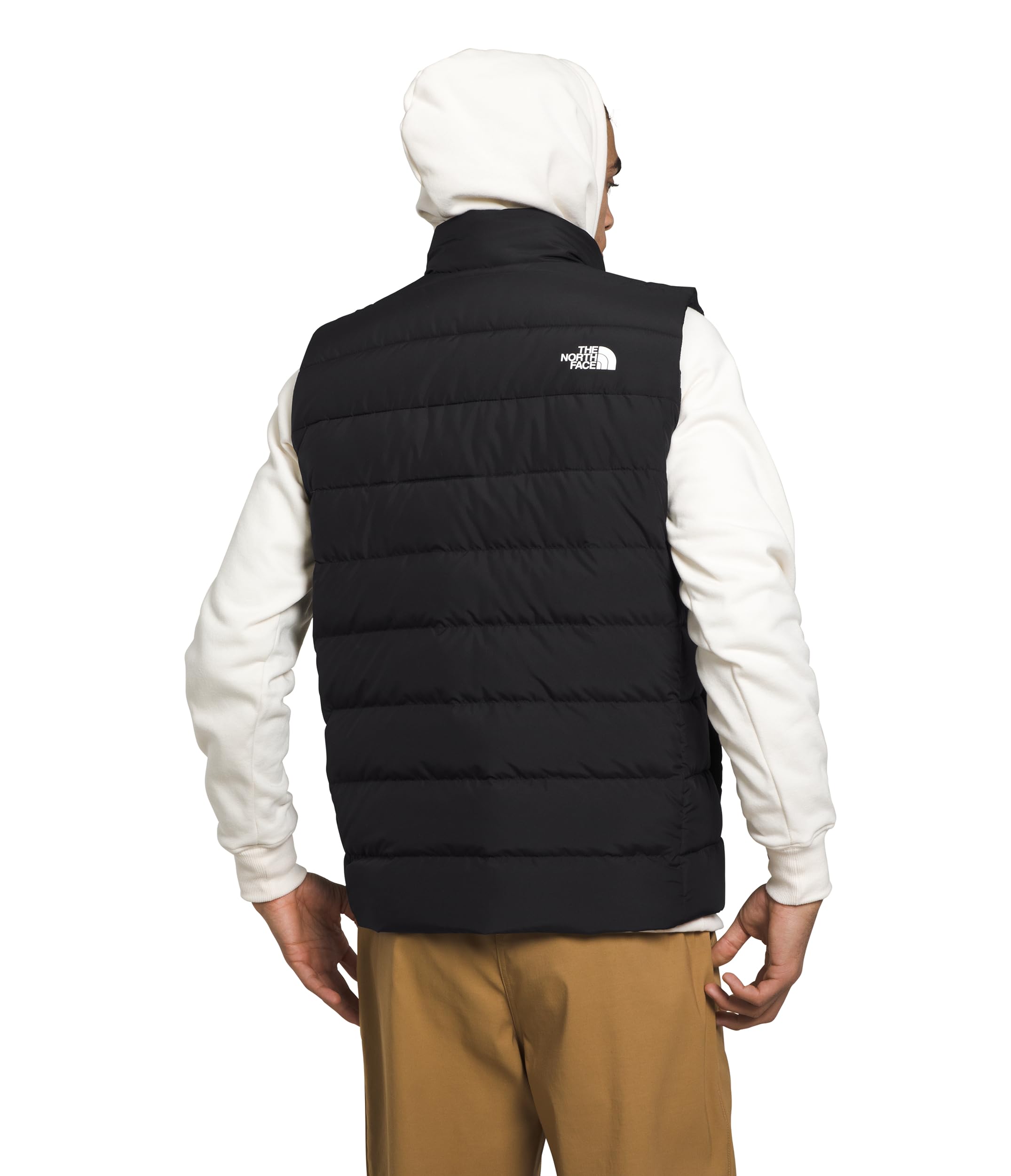THE NORTH FACE Men's Aconcagua 3 Vest - Lightweight Packable Down Insulated Vest for Outdoor Hiking, Camping & Cold Weather - Water-Resistant Shell with Zippered Pockets