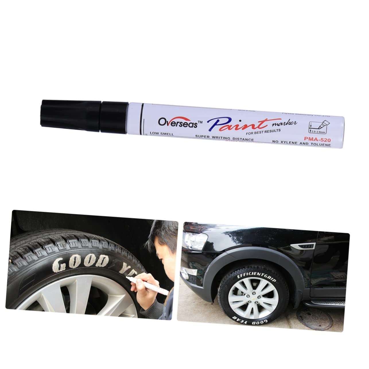 Wakauto Scratch Repair Pen - Automotive Touch Up Paint Marker for Cars, Trucks & Motorcycles | Graffiti & DIY Paint Marker Pens | Fix Scratches on Metal, Plastic & Glass | Perfect for Car Body, Windows & Home Repair Projects