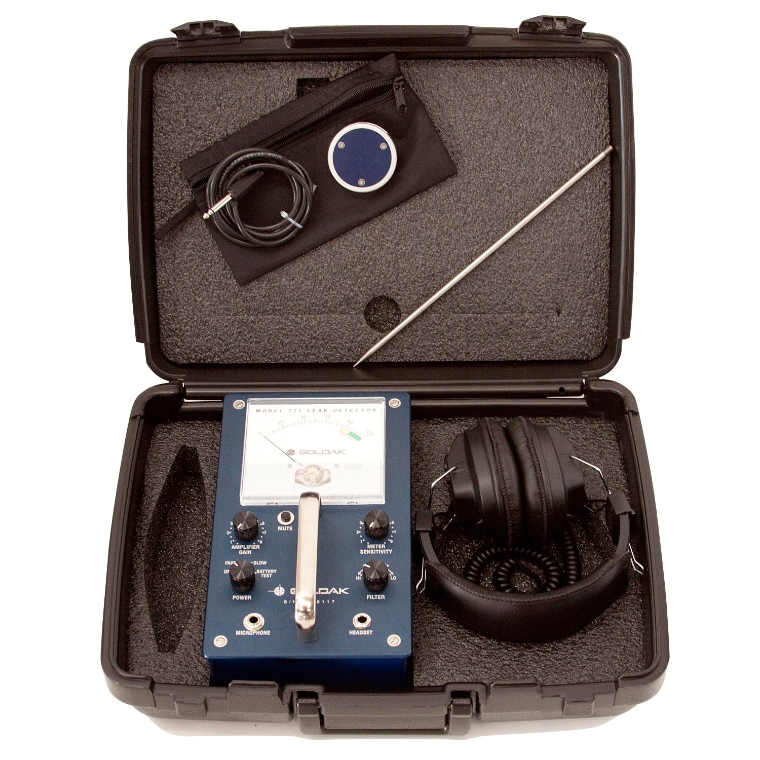 Goldak 777 Professional Water Leak Detector Kit with M79 Disc Microphone, 12