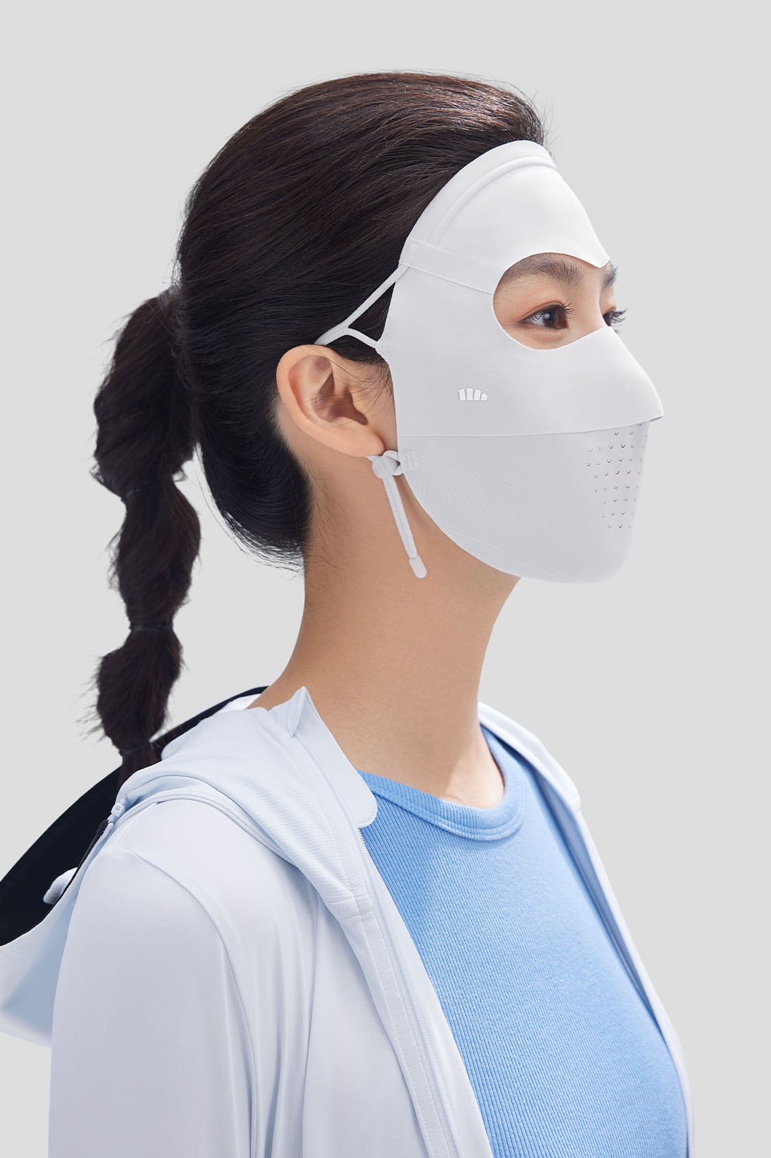 Covy UPF50+ Cooling Sun Protection Face Mask for Women - Breathable & UV Protective for Outdoor Activities, Running, Hiking, and Cycling