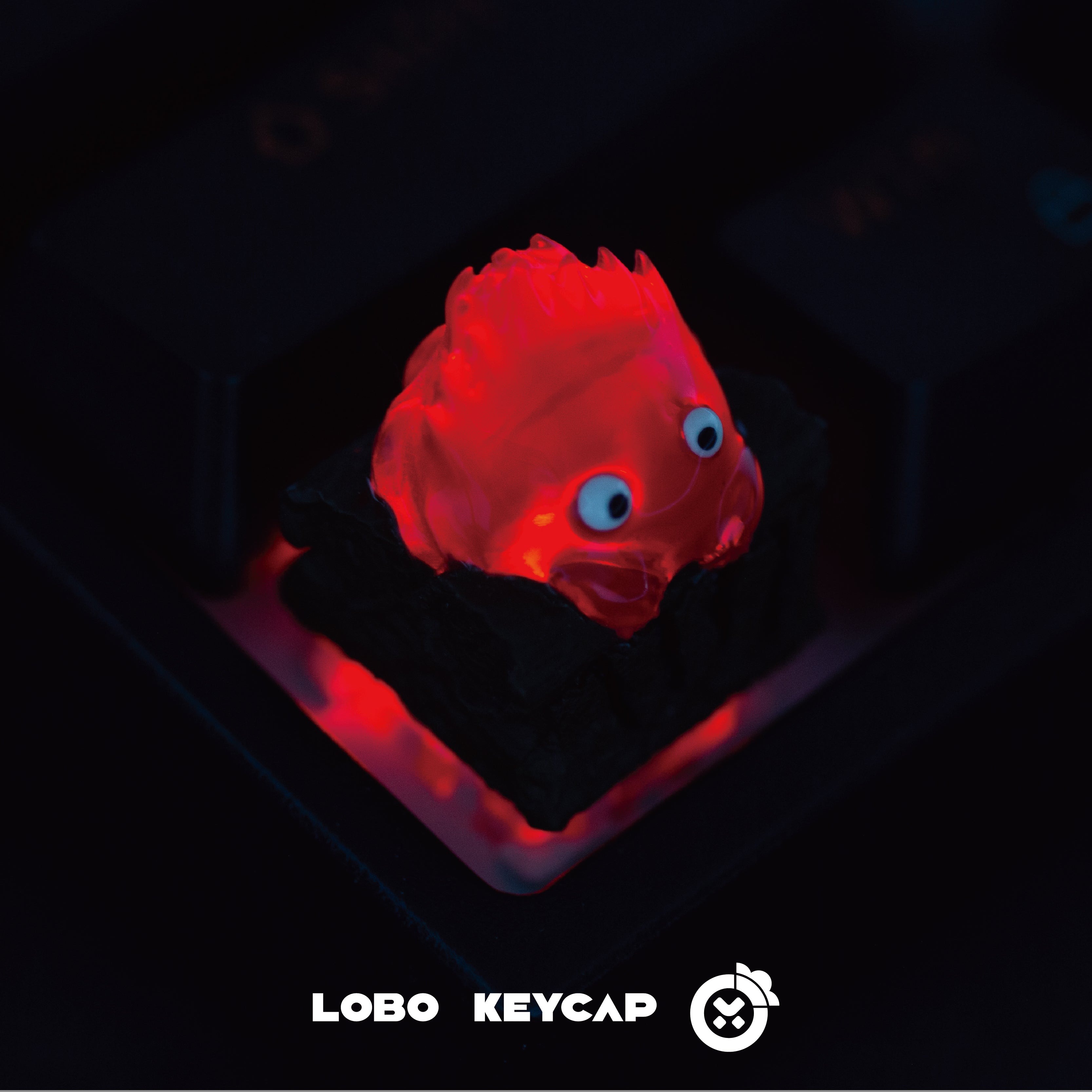 Custom Mechanical Keycaps - Hal's Mobile Castle Casifa Transparent Personalized Keycaps for Gaming, Typing & Mechanical Keyboards (Gamer, Programmer, Office Use)