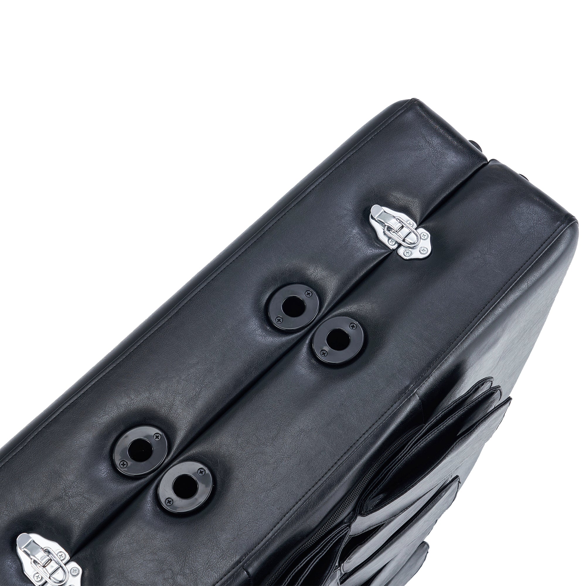 Professional Portable Massage Table with Airbags - Full Body Stretching, 3D Lumbar Traction for Neck, Back, Waist & Hip Pain Relief - Chiropractic Table for Home & Clinic Use - Ideal for Physical Therapy, Relaxation & Pain Management (Black)