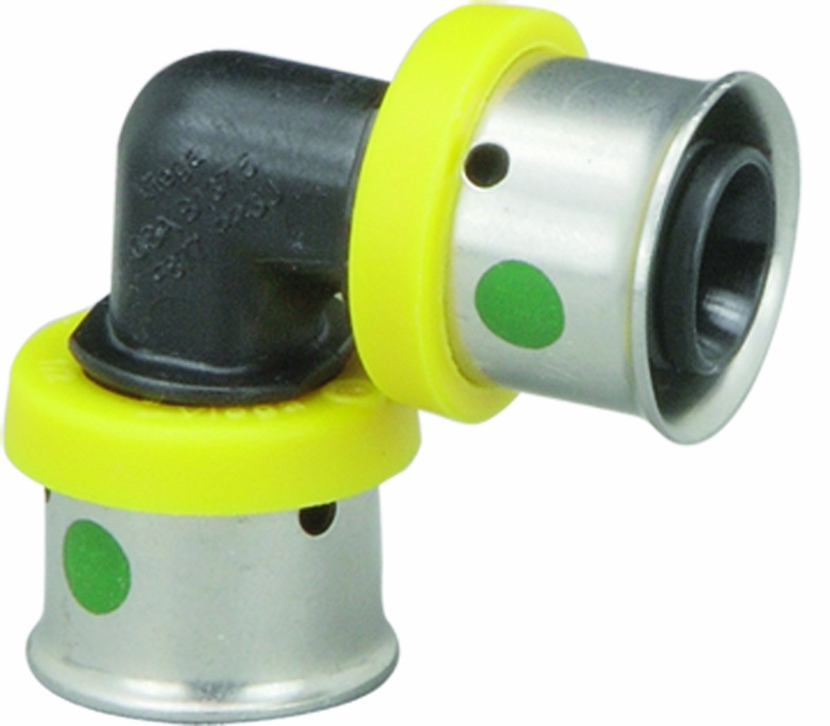 Viega 49210 PureFlow Plastic PEX Press Elbow 3/8-Inch (25-Pack) - Durable Plumbing Fittings for Water Supply Lines in Residential & Commercial Buildings