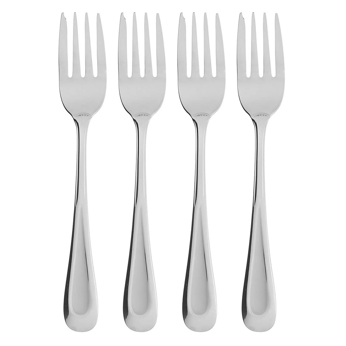 4-Piece Satin Sand Dune Salad Fork Set - Elegant Flatware for Dinner Parties, Wedding Gifts & Fine Dining