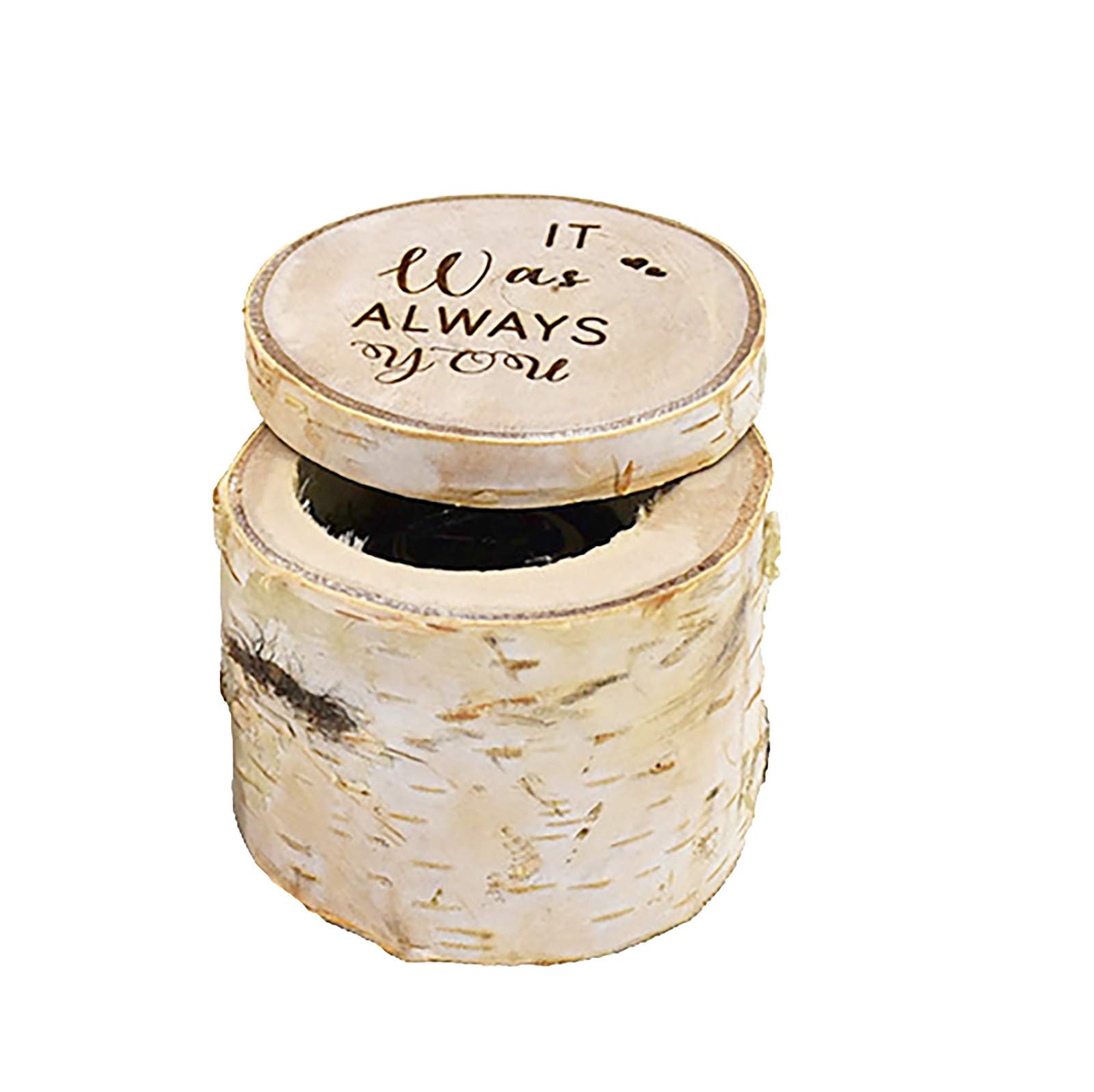 Engraved Wooden Ring Box for Proposals - Wedding Gift for Couples - Home Decor