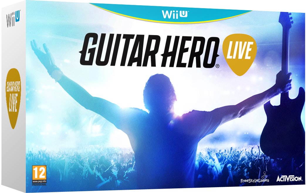 Guitar Hero Live with Wireless Guitar Controller for Nintendo Wii U - Rock Band Game for Parties & Family Fun