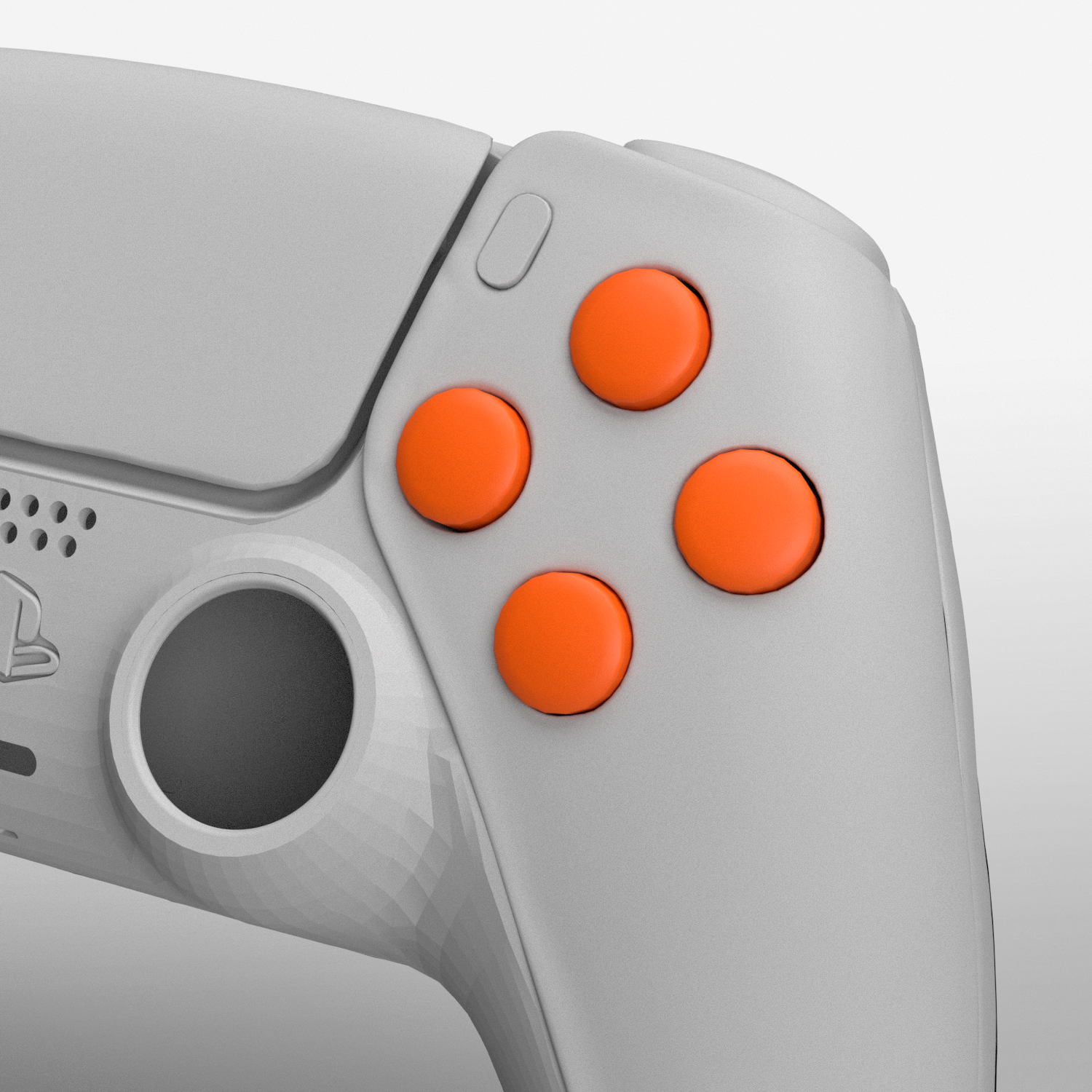 PS5 Solid Face Buttons - Durable Replacement Controller Buttons for Sony PlayStation 5 - Perfect for Gaming, DIY Repairs & Custom Mods