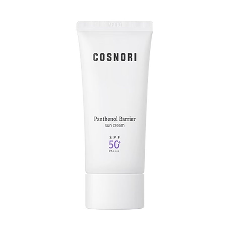 COSNORI Panthenol Barrier Sun Cream SPF50+ PA++++ 50ml - Daily Moisturizing Sunscreen for Face & Body, Water-Resistant, Sensitive Skin Care - Perfect for Outdoor Activities, Beach & Travel