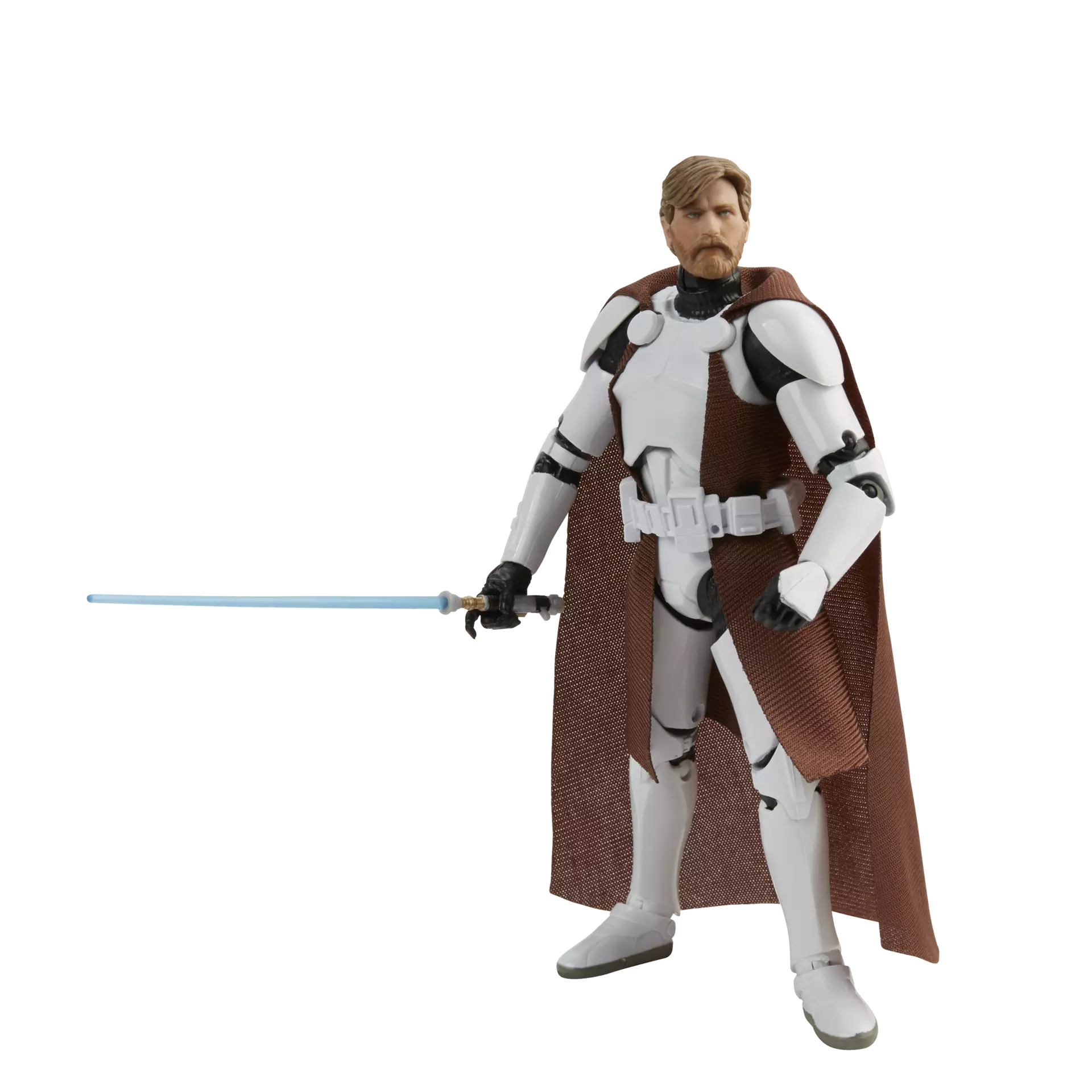 Hasbro Star Wars The Black Series 6-Inch Clone Commander Obi-Wan Kenobi Action Figure - Exclusive Collectible Toy for Display & Gift Giving