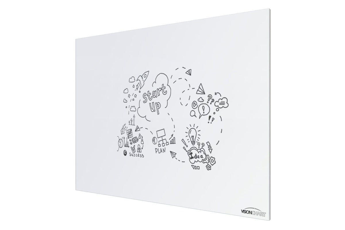 Vision Slim Magnetic Whiteboard 48