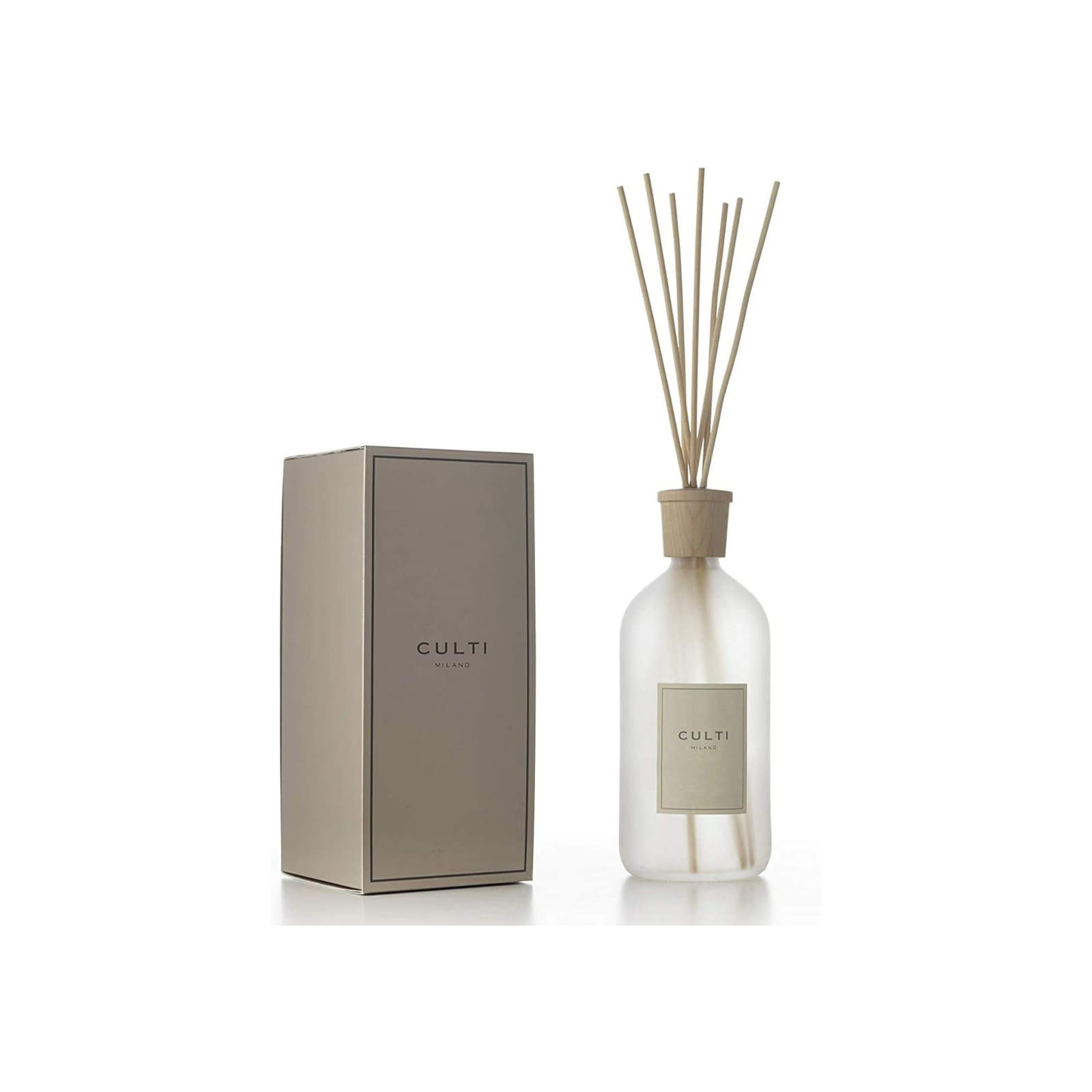 CULTI Milano Aramara Reed Diffuser Set - 1000ml Luxury Home Fragrance with Wine Savant Glass Diffuser & 2 Cleaning Towels | Elegant Scented Oil Diffuser for Living Room, Bedroom & Office Decor