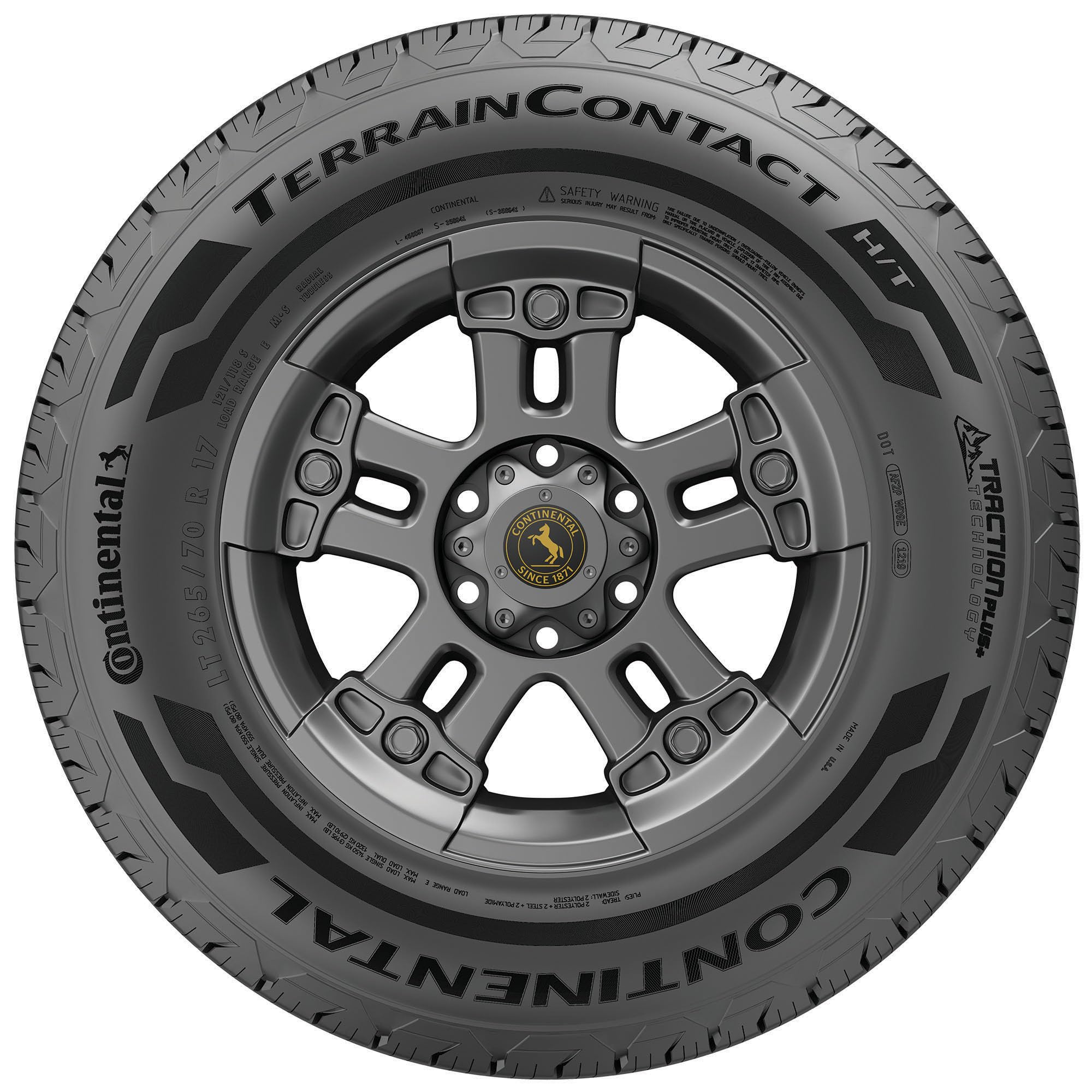 Continental TERRAIN CONTACT H/T Highway Terrain Radial Tire - 275/60R20 115T | All-Season Performance for SUVs & Trucks | Perfect for Highway Commuting & Road Trips