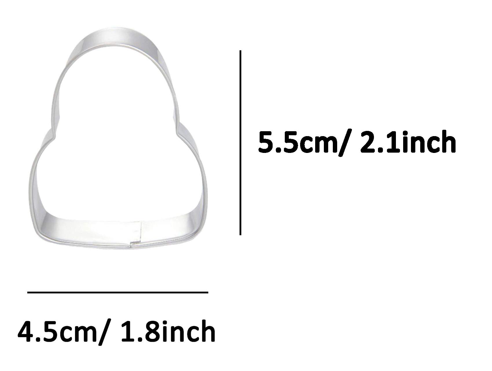 Mini Handbag Shaped Cookie Cutter - Stainless Steel Baking Tool for DIY Cookies, Cakes & Pastries | Perfect for Birthday Parties, Baby Showers & Holiday Baking Gifts