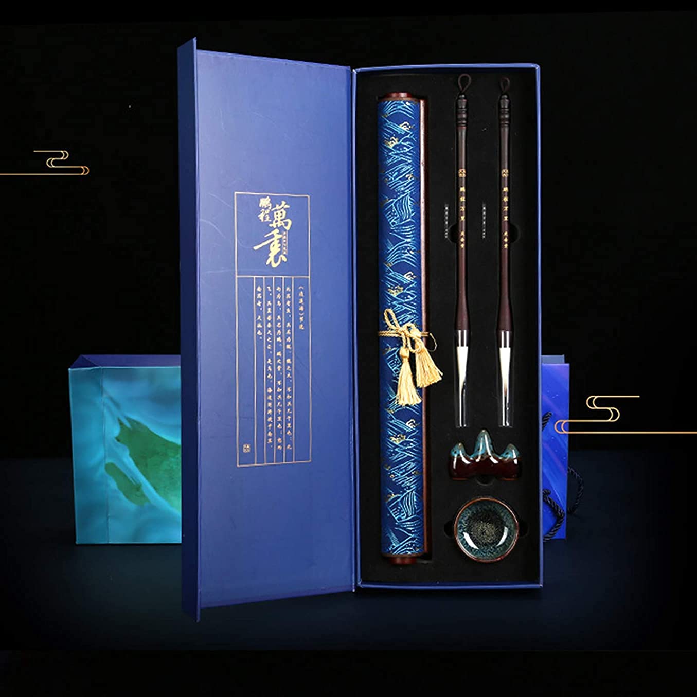 Premium Chinese Calligraphy Brush Set - Traditional Calligraphy Pens, Watercolor Brush Pens & Magic Writing Cloth - Complete Practice Kit for Beginners & Artists | Perfect for Home Study, Art Classes & Cultural Gift Giving