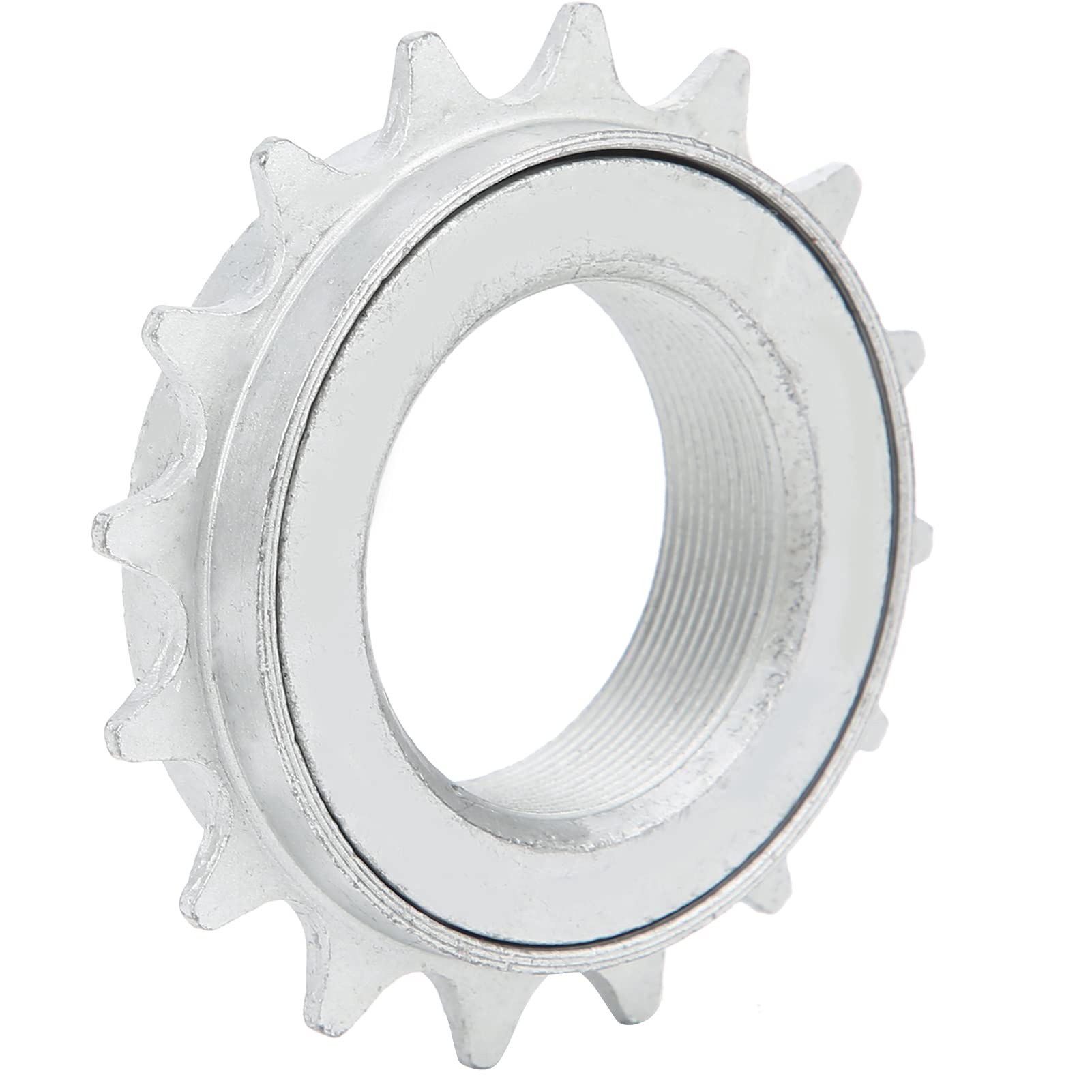 Dilwe 16T Sprocket Cassette - Stainless Steel Single Speed Flywheel with 16 Teeth for Mountain Bikes - Perfect for Urban Commuting and Off-Road Cycling Accessories