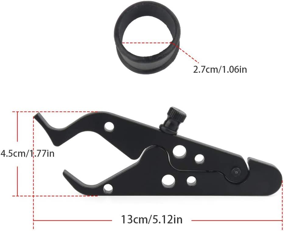 Universal Motorcycle Cruise Control Throttle Clamp - Silicone Ring Throttle Assist Wrist Support for Long Rides, Highway Cruising, and Touring