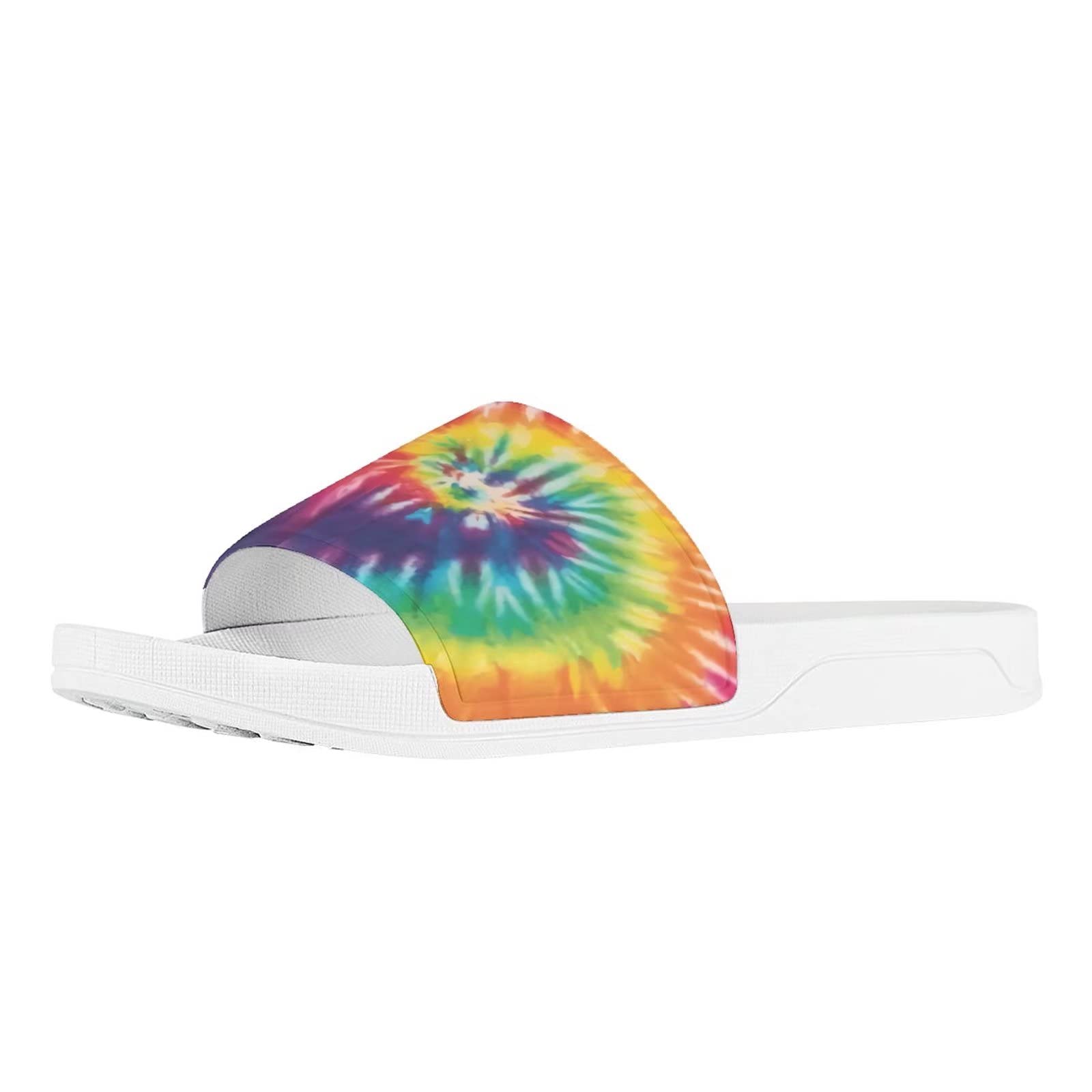 Suhoaziia Non-Slip Slide Sandals for Women & Men - Lightweight Indoor/Outdoor Shower Shoes & House Slippers with Comfortable Cushioning (White) - Perfect for Bathroom, Poolside, Beach, and Home Use