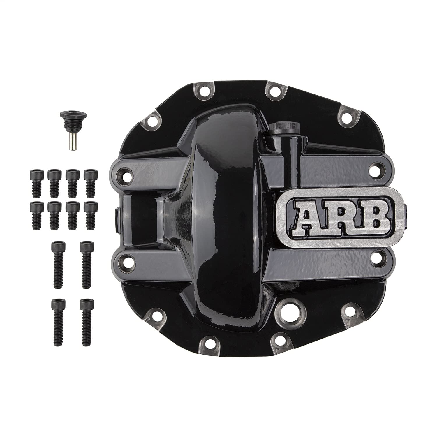 ARB 0750010B Rear Differential Cover - Heavy Duty Black Differential Protection for Off-Road Trucks & 4x4 Vehicles | Perfect for Jeep Wrangler, Toyota Tacoma & Ford F-150 Off-Roading Adventures
