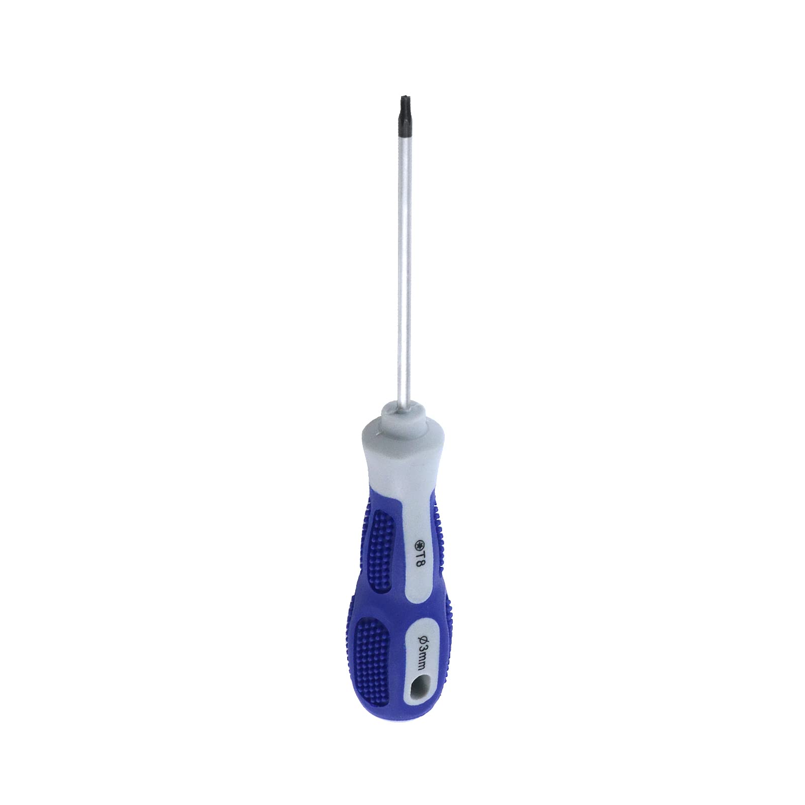Antrader T8x 3-Inch Professional Torx Screwdriver with Magnetic Tip - 16cm Overall Length (1 Piece, Blue) - Perfect for Electronics Repair, DIY Projects & Precision Screwdriving