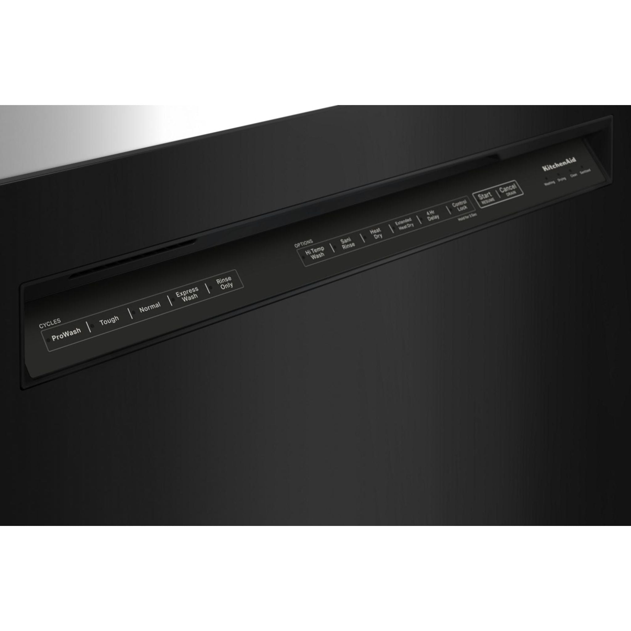KitchenAid KDFE204KBS 24 Inch Built-In Dishwasher with Stainless Steel Tub - Black Stainless Finish | Quiet Operation, Heavy-Duty Cleaning | Perfect for Family Kitchens and Entertaining