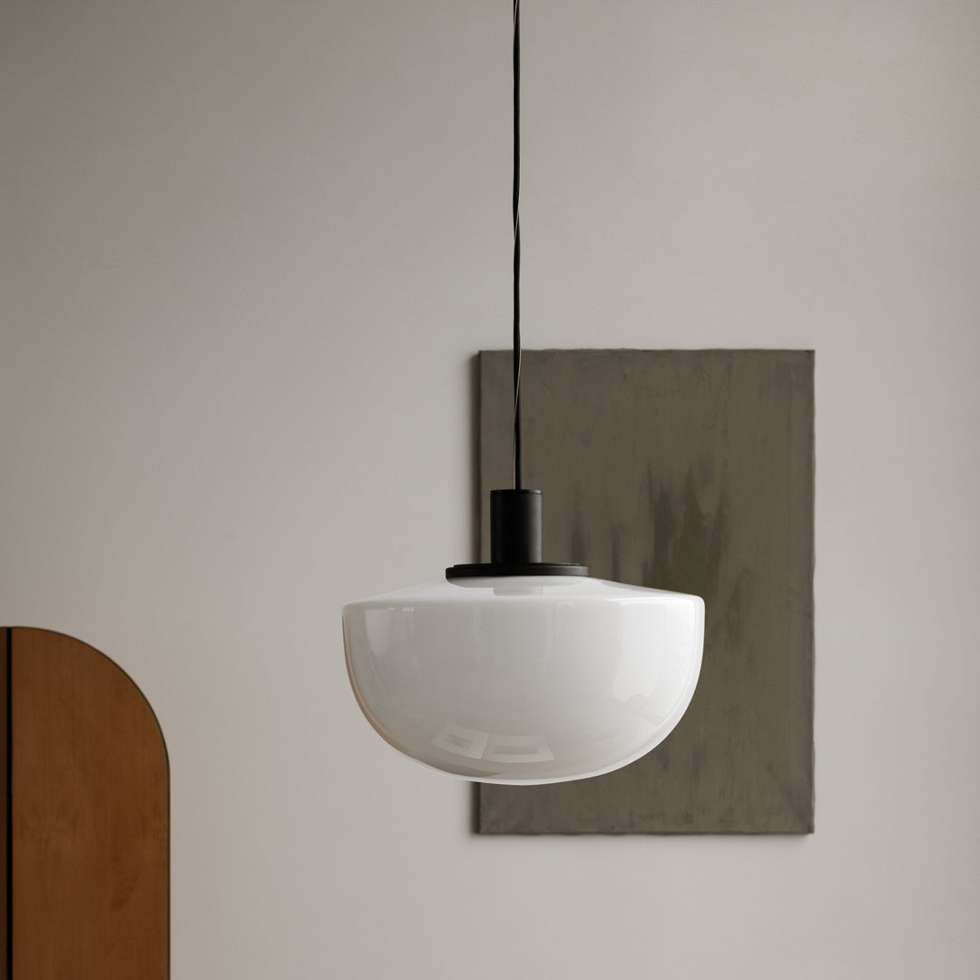 Norm Architects Bank Pendant Light - Modern Scandinavian Minimalist Hanging Lamp for Dining Room, Kitchen Island & Living Room Decor