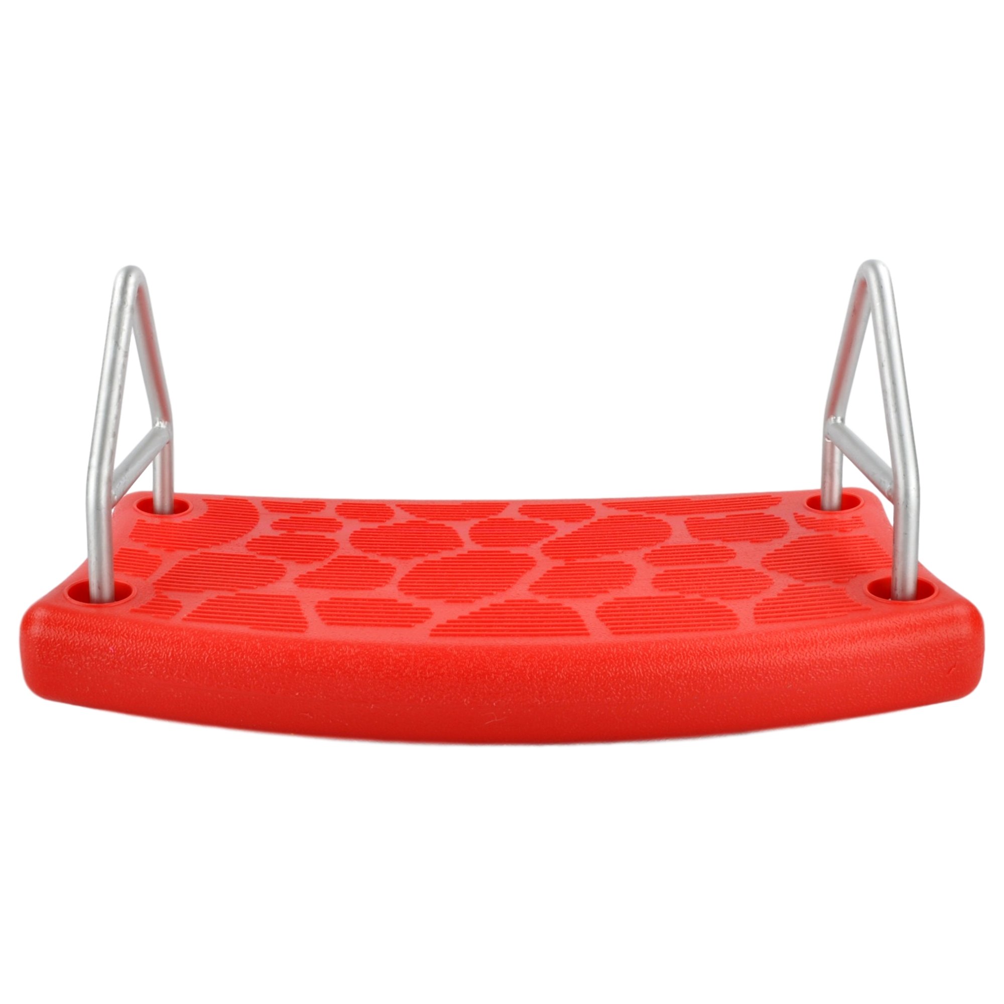 Red Swing Set Flat Seat with SSS Logo Sticker for Outdoor Play