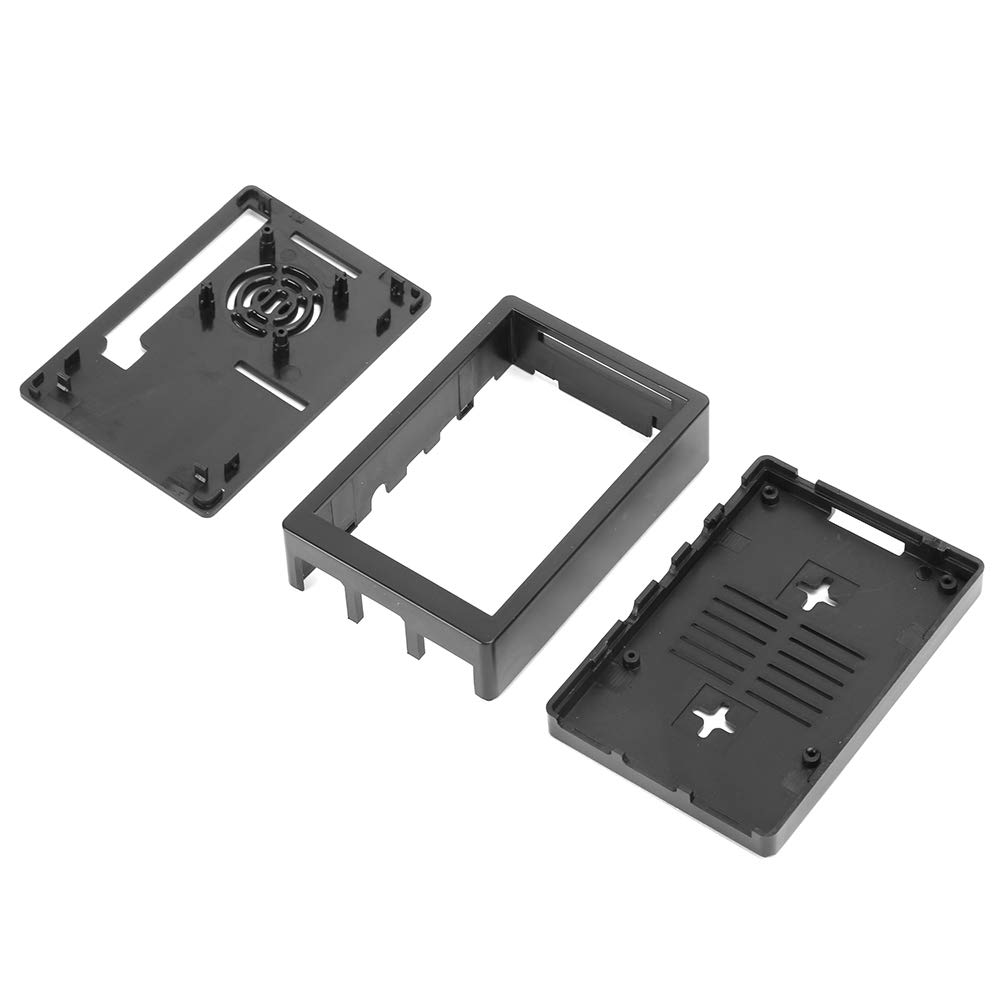 4 Model B Microcomputer Cooling Case - Black Shell for Desktop PC & Computer Cooling | Ideal for Home Office, Gaming, and Workstation Setups