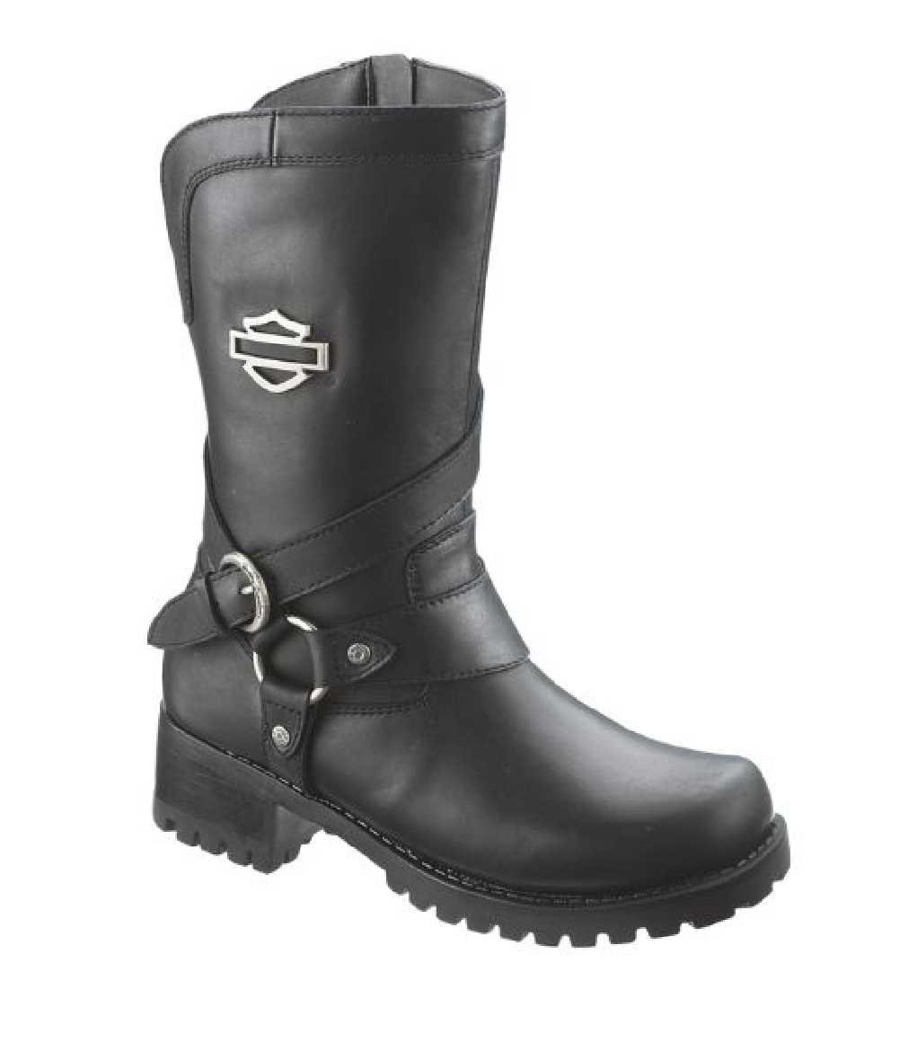Harley-Davidson Women's Amber Waterproof Motorcycle Boots - Durable & Stylish Riding Footwear for All-Weather Protection | Perfect for Motorcycle Rides, Outdoor Adventures & Casual Wear