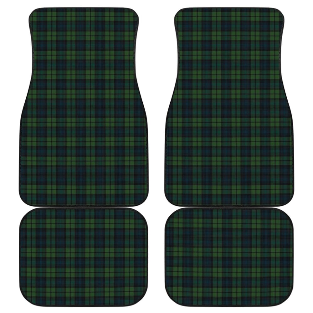 Premium Black Watch Plaid Tartan Car Floor Mats - All-Weather Protection & Non-Slip Design for SUVs, Trucks & Sedans | Perfect for Road Trips, Daily Commutes & Outdoor Adventures