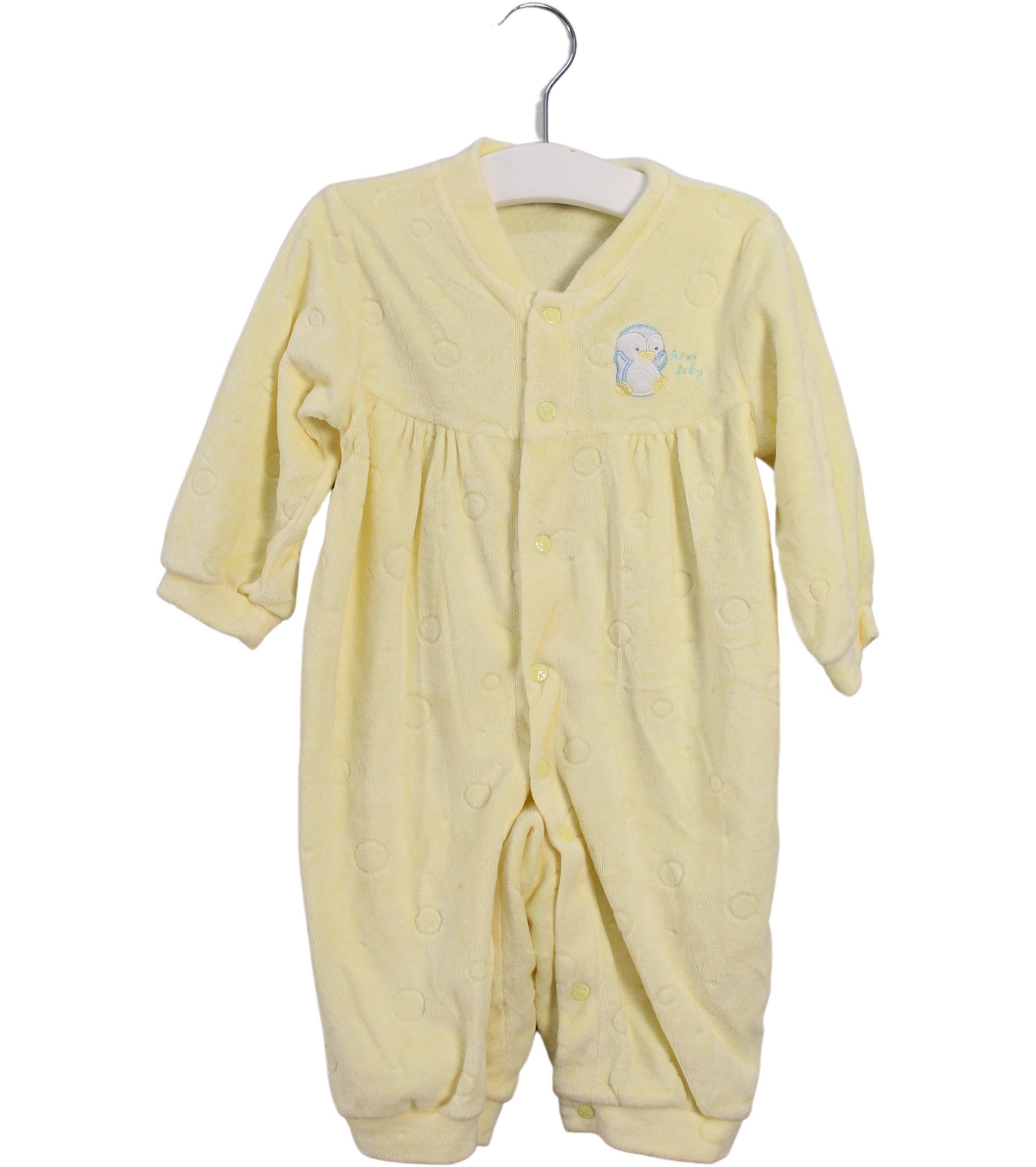 Amor Baby Jumpsuit and Mittens Set for 12 Months - Soft Cotton Winter Outfit for Newborns - Perfect for Cold Weather & Photo Shoots