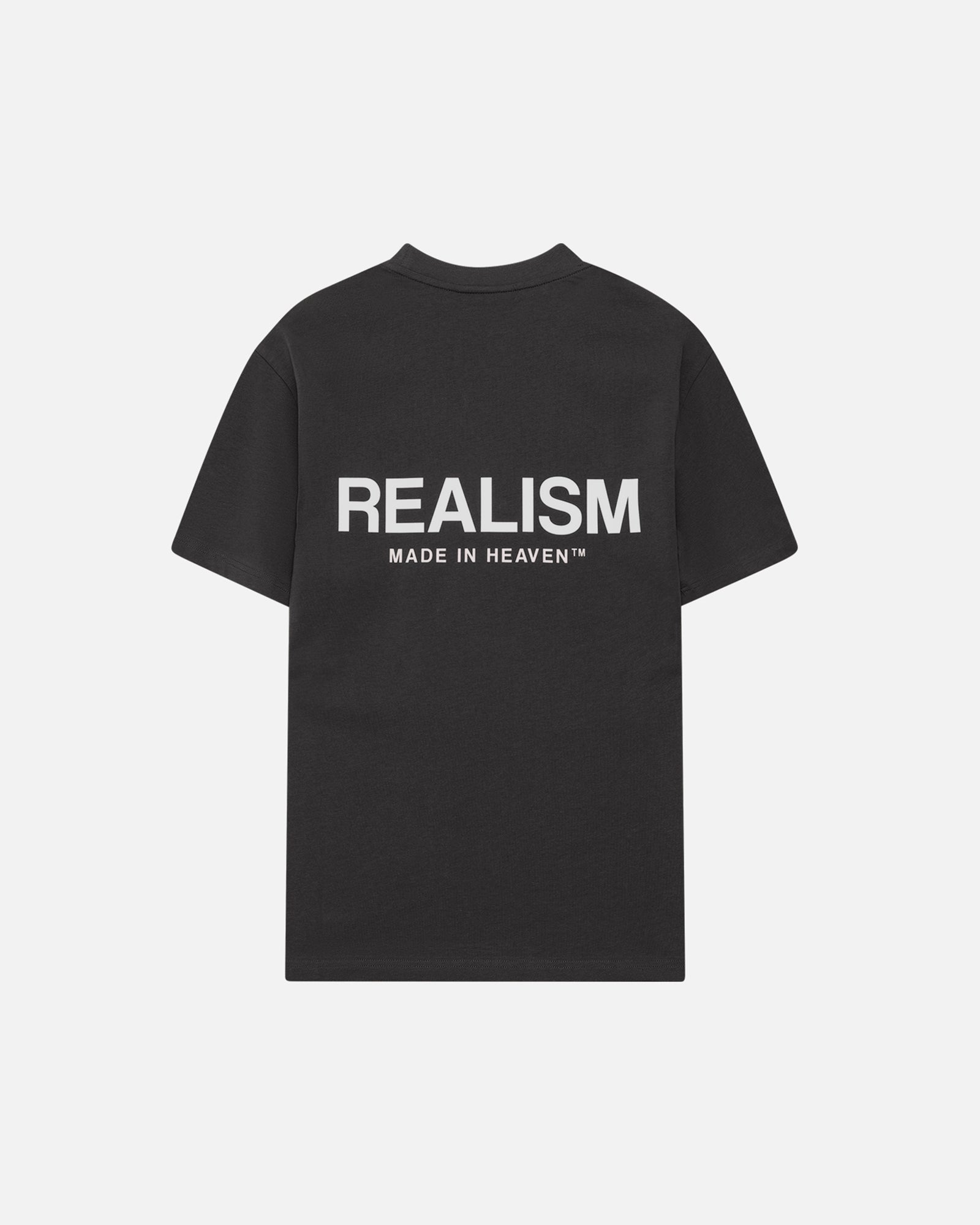 SSS Realism Heaven Logo Reflective T-Shirt - Moon Ash Color | Stylish Streetwear for Night Out & Urban Fashion