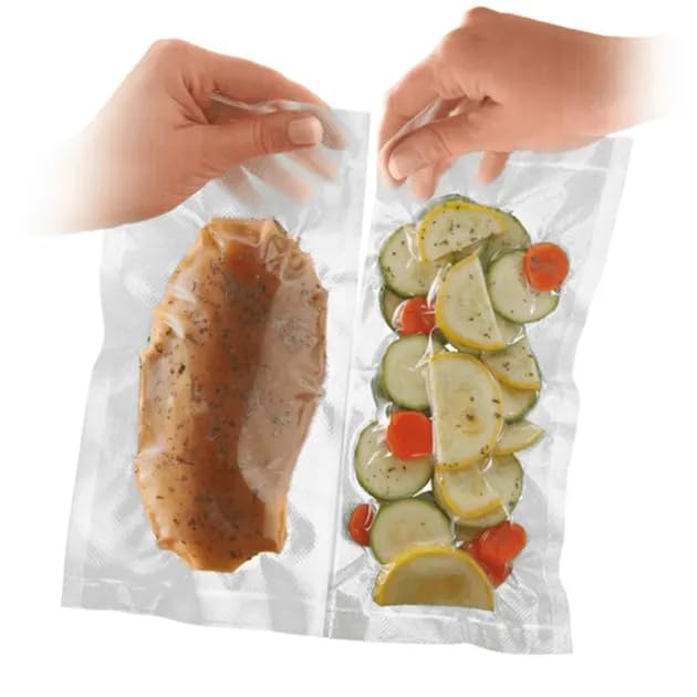 Premium Vacuum Sealer Bags for Sous Vide Cooking - 50 Pack (40cm x 50cm) | Heavy Duty Embossed Food Storage Bags | Freezer & Microwave Safe | Ideal for Meal Prep, Sous Vide, Freezing & Food Preservation | [SVT-06007]