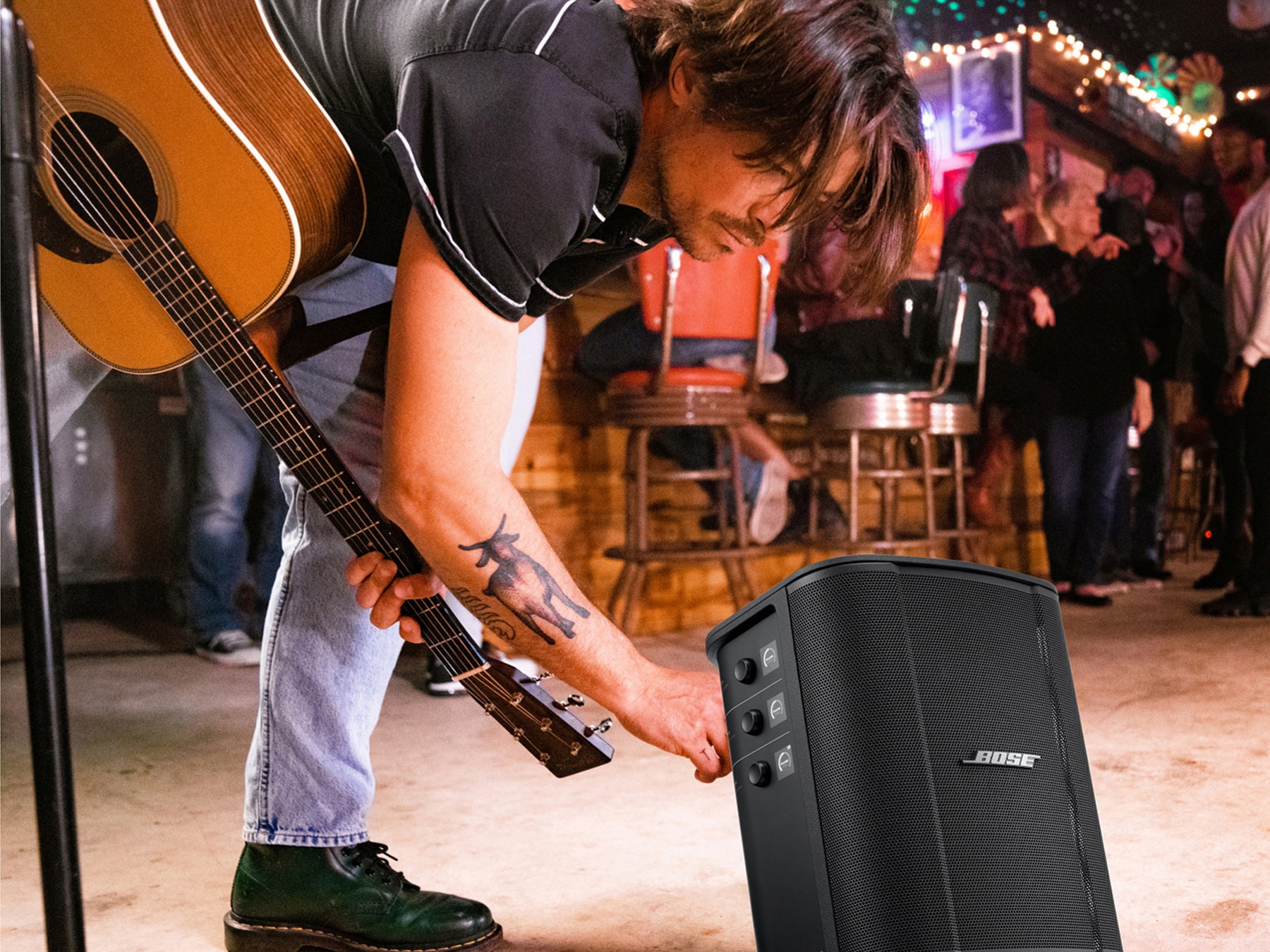 Bose S1 Pro Plus Portable Bluetooth Speaker - High-Quality Sound for Outdoor Parties, Events & Home Use