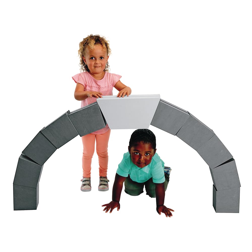 Excellerations Archway Engineering Block Set - Jumbo Foam Construction Toys for Kids Ages 4+, STEM Learning, Preschool Educational Building Kit - Perfect for Classroom Activities & Creative Play at Home