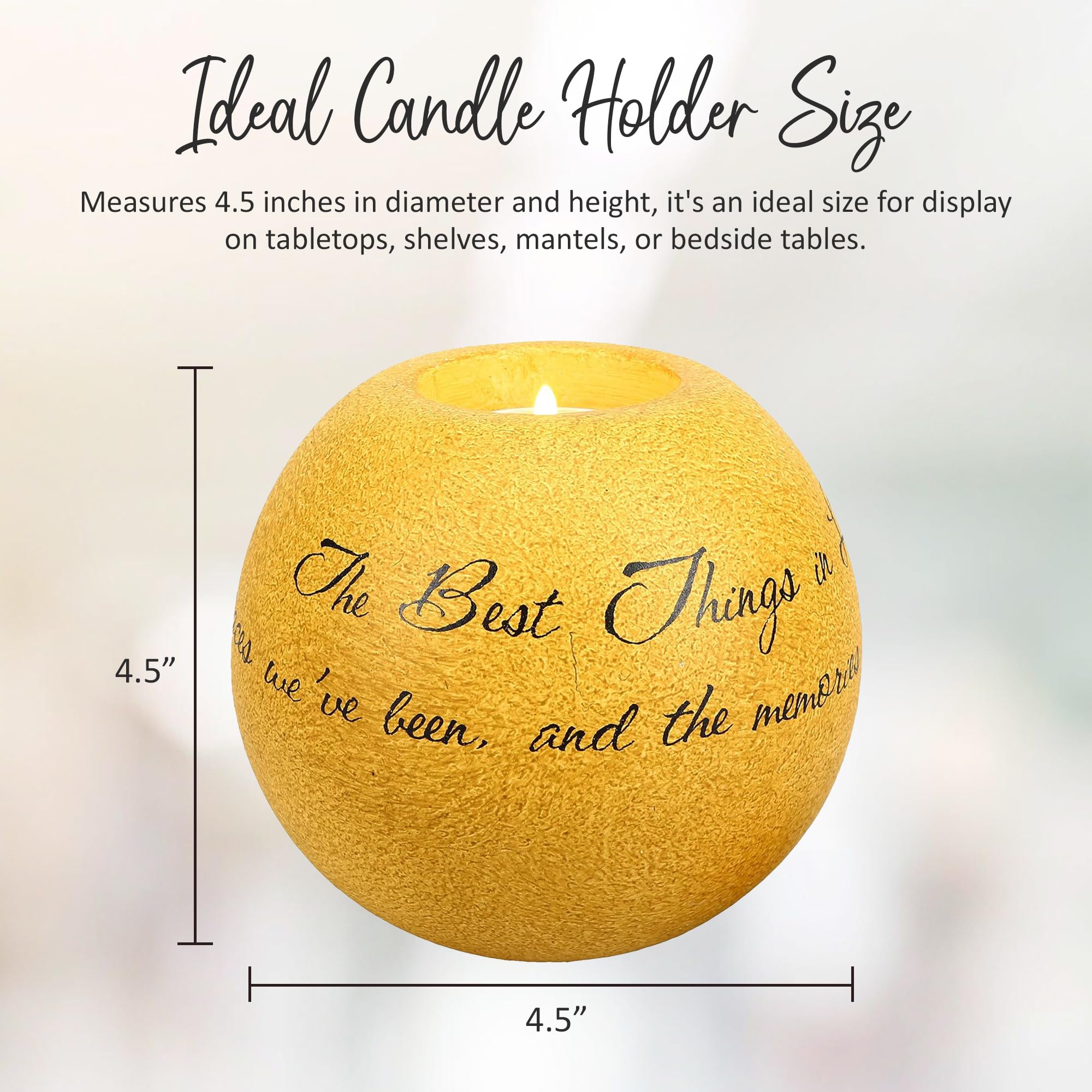 Premium Comfort Candles - Best Things in Life Scented Tea Light Candles (4.5