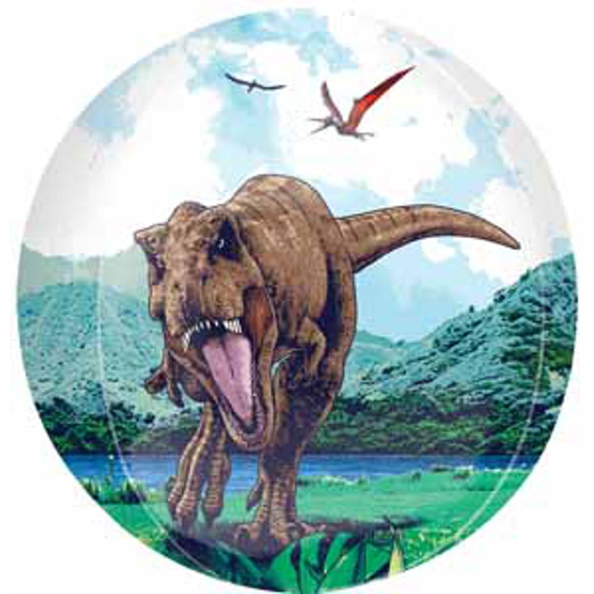 Jurassic World Dinosaur Party Balloons - 16 Pack G40 Orbz Latex Balloons for Birthday Decorations, Themed Parties, and Kids Events
