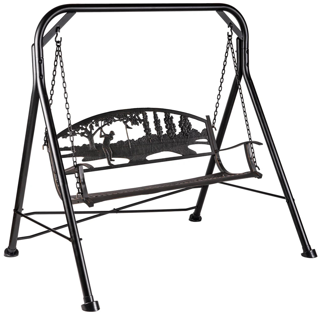 Premium Golf Swing Trainer for Outdoor Practice - Improve Your Golf Swing Mechanics & Accuracy - Perfect for Backyard, Driving Range & Golf Course Training