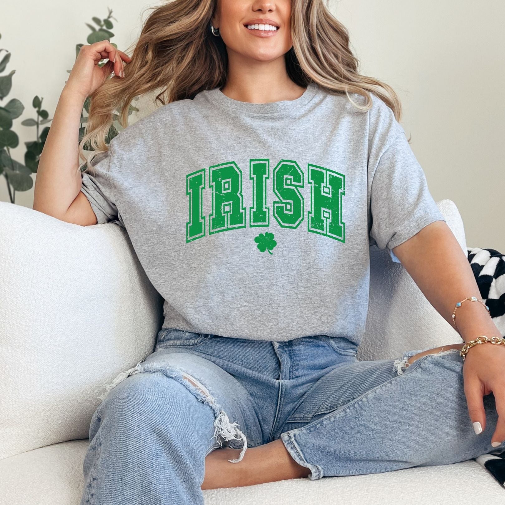 Stylish Irish Graphic Tee for Men & Women - Trendy Celtic Design Cotton T-Shirt - Perfect for St. Patrick's Day, Irish Pride & Casual Wear