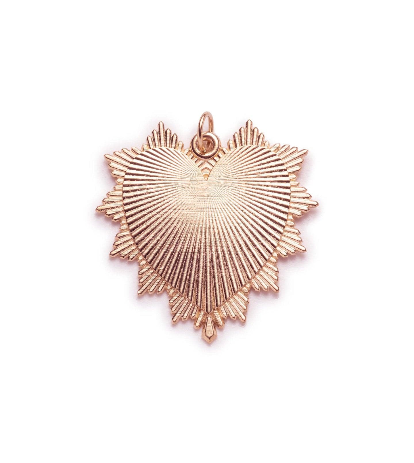 Heart Love Token Necklace - Oversized Medallion Pendant for Women, Romantic Gift for Valentine's Day, Anniversary or Special Occasions