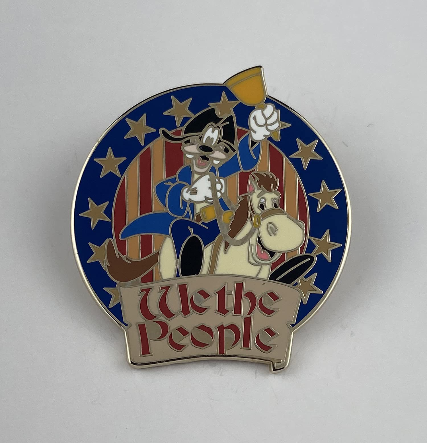 Disney Pin - Spirit of America 'We the People' Goofy Collectible - Perfect for Disney Fans, Pin Trading & Travel Accessories