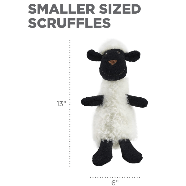 Outward Hound Scruffles Plush Dog Toy - Soft & Durable Chew Toy for Small & Large Dogs - Perfect for Indoor Play, Training & Cuddling