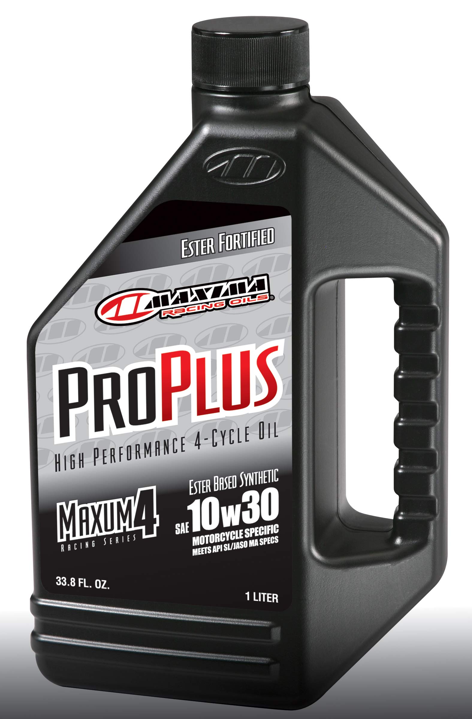 Maxima Racing Oils Pro Plus+ 10W50 Synthetic Motorcycle Engine Oil - 1 Gallon Bottle, 3-Pack | High Performance Motorcycle Oil for Racing, Street & Off-Road Bikes | Ideal for Harley, Ducati, Yamaha & Honda Motorcycles
