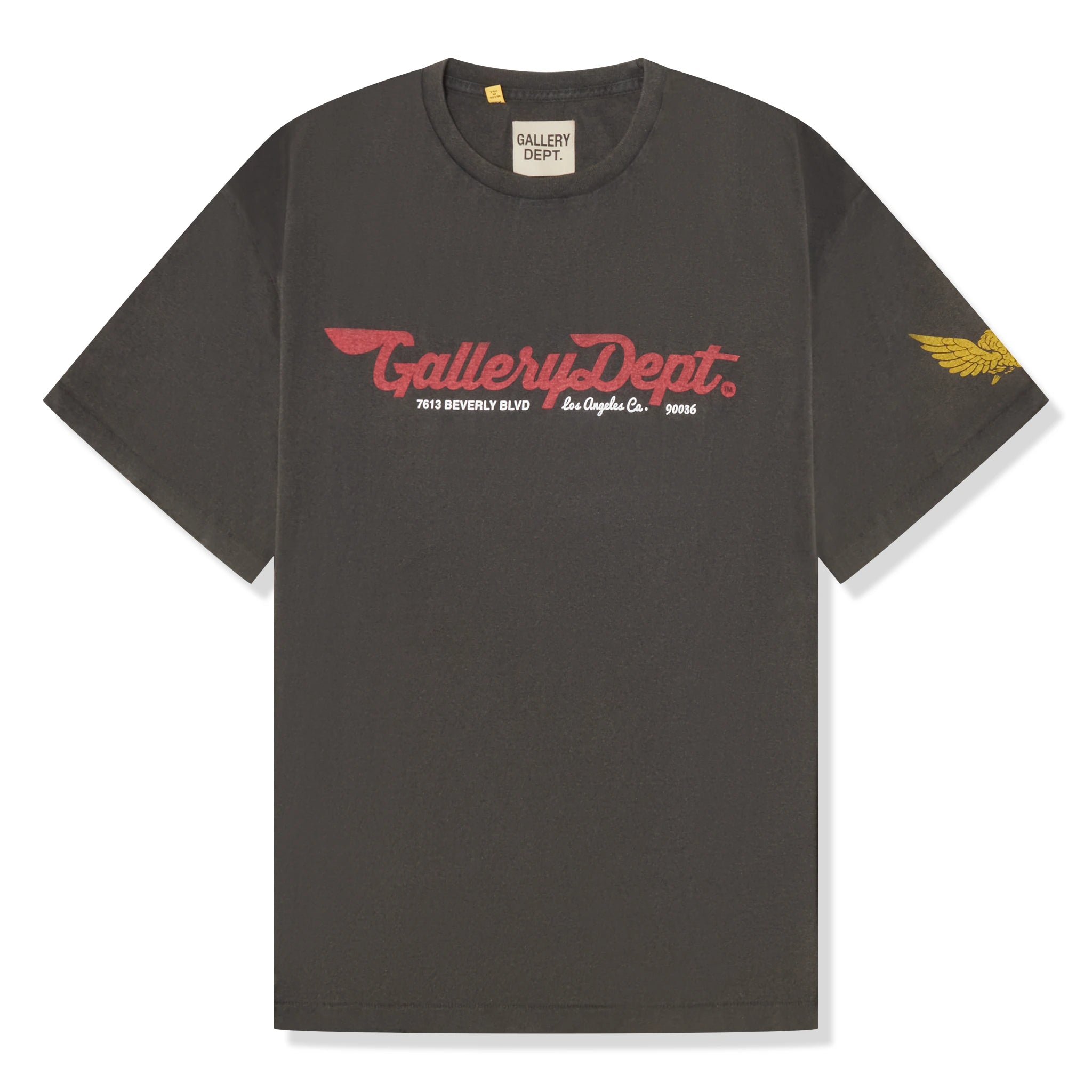 Gallery Dept. Mechanic Black T-Shirt for Men - Vintage Graphic Tee - Casual Streetwear Style for Everyday Wear & Urban Fashion