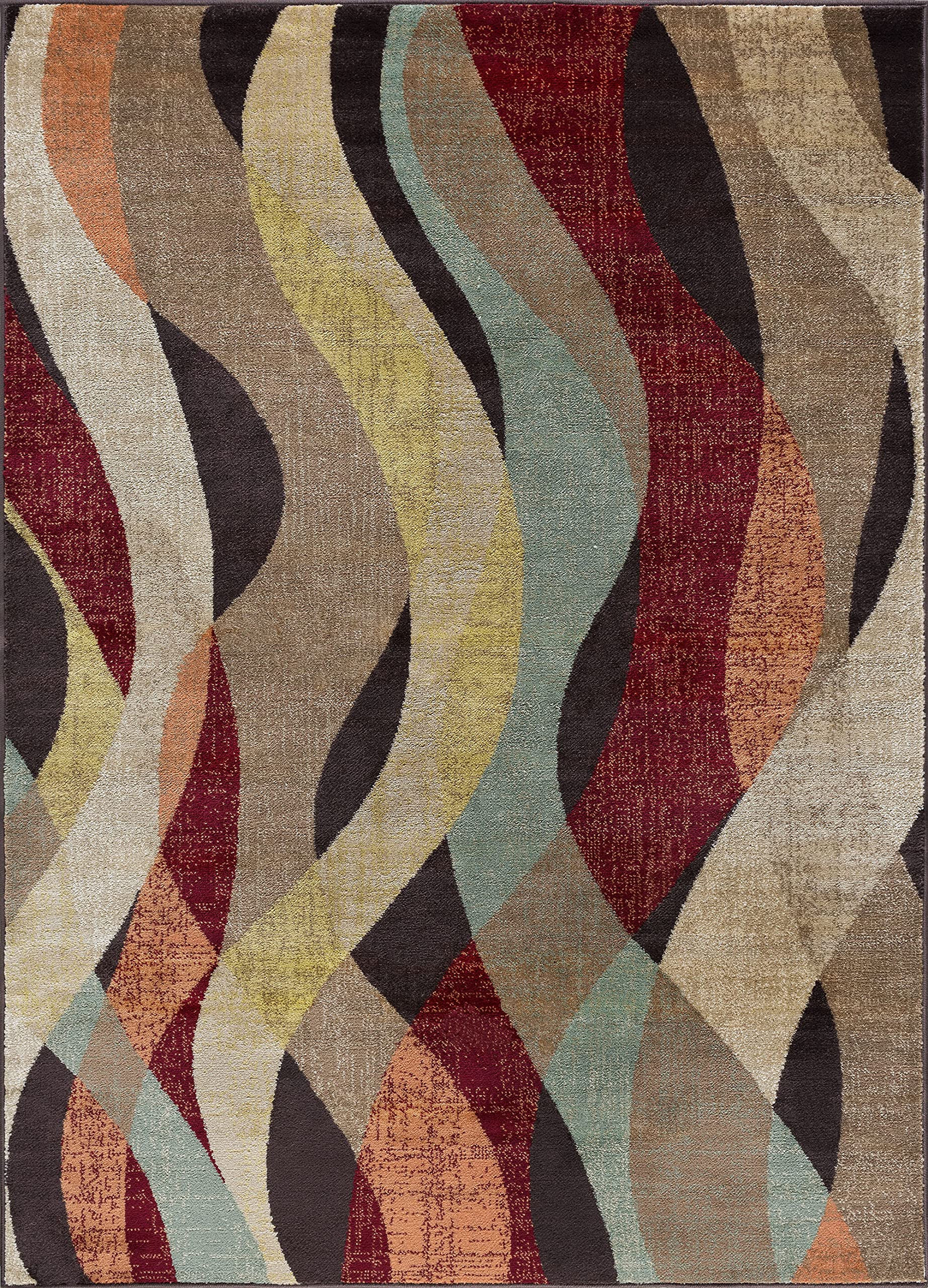 Modern Large 8x10 Area Rug - Soft Contemporary Carpet for Living Room, Bedroom, Dining Room & Entryway - Non-Slip Kitchen Rug - Perfect for Home Decor & Family Gatherings