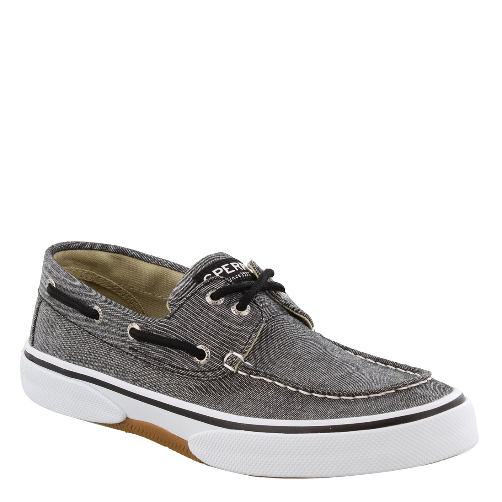 Sperry Men's Halyard Sneaker - Water-Resistant Boat Shoes for Men | Comfortable Slip-On Deck Shoes | Perfect for Sailing, Boating & Casual Wear