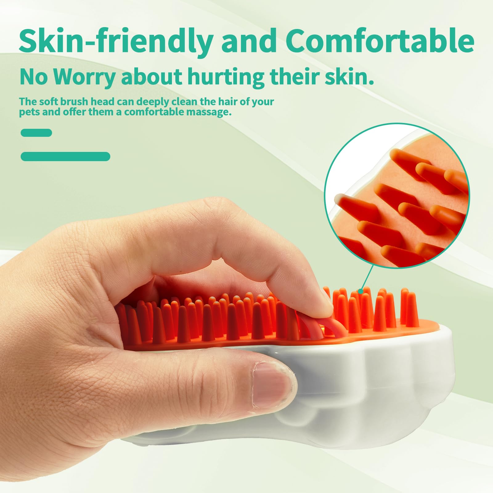 3-in-1 Rechargeable Steamy Cat Brush - Pet Hair Remover for Shedding Control at Home